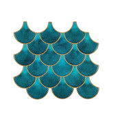 Blue Peel and Stick Tiles